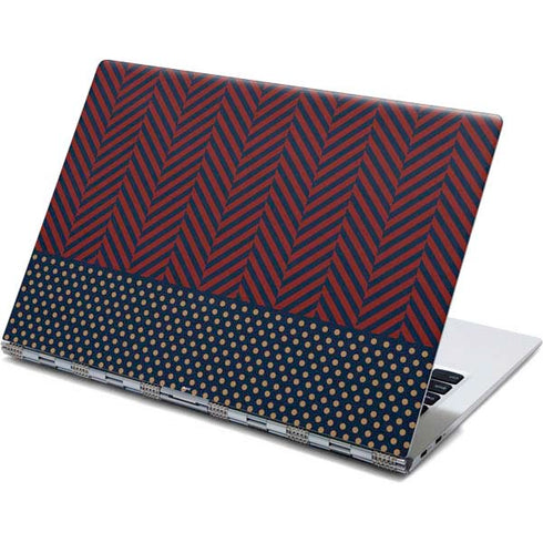 Blocked Polka Dot Chevron Yoga 910 2-in-1 14in Touch-Screen Skin